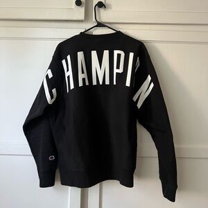 Champion Men's Black Sweater - M/L